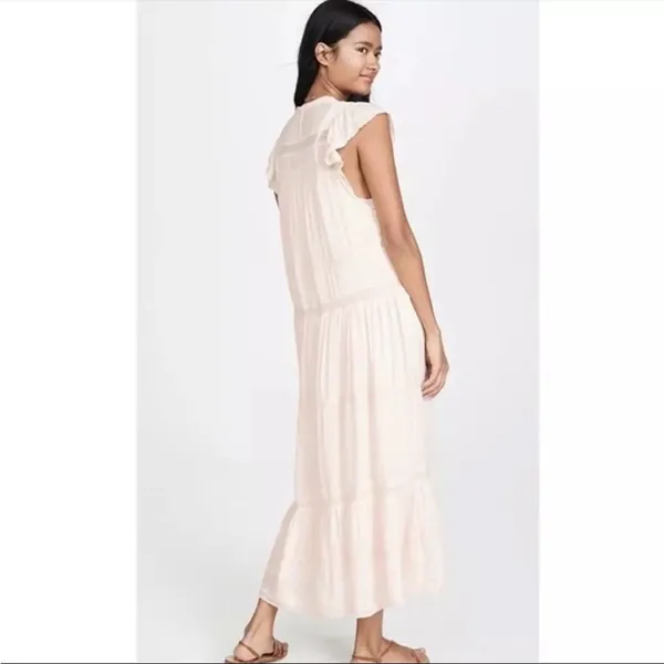 Free People Midnight Midi Maxi Dress‎ Light Pink Women’s Size S - Image 2