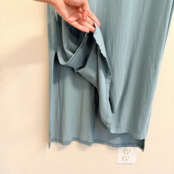 Lululemon All Yours Tank Maxi Dress Tidewater Teal Womemns 4 Athletic‎ Casual - Image 12