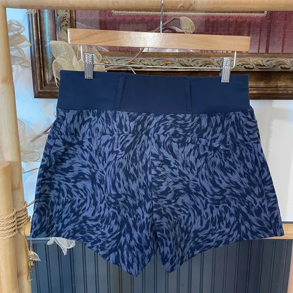 Athleta Trekkie North Printed Lynx Smooth Top Pull On Athletic Shorts Sz 12 💚🎀 - Image 7