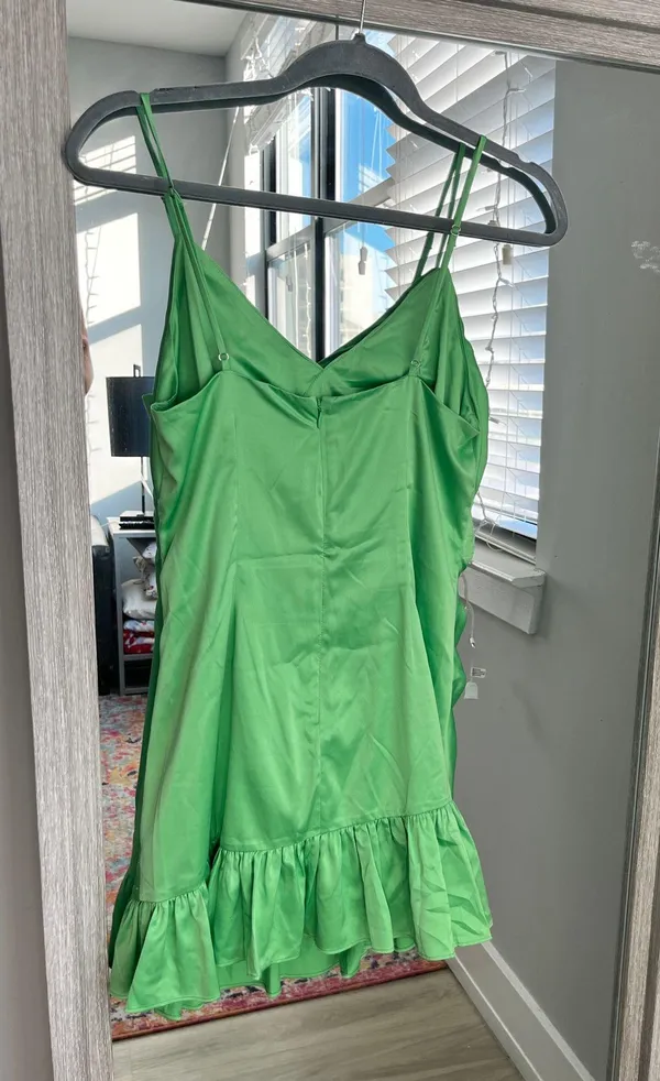 Green Majorelle Dress revolve  - Image 5