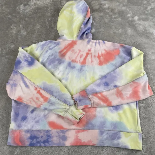 Nike Get‎ Fit Tie-Dye Cropped Hoodie Women's Medium - Image 6
