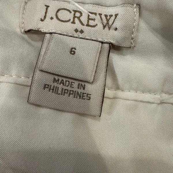 NWT J Crew size 6 pencil skirt cream/taupe pattern - Image 5