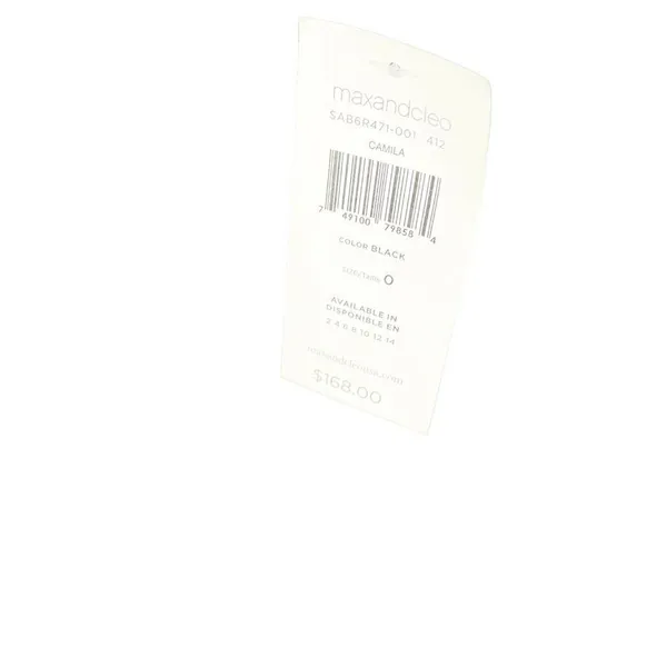 Max And Cleo Black Camilla One‎ Shoulder Beaded Party Dress Sz 0 NEW - Image 5
