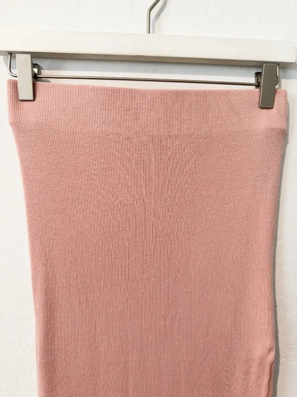 Cotton Citizen Melbourne Midi Skirt Small Pink Side Slit Night Out Minimalist - Image 4