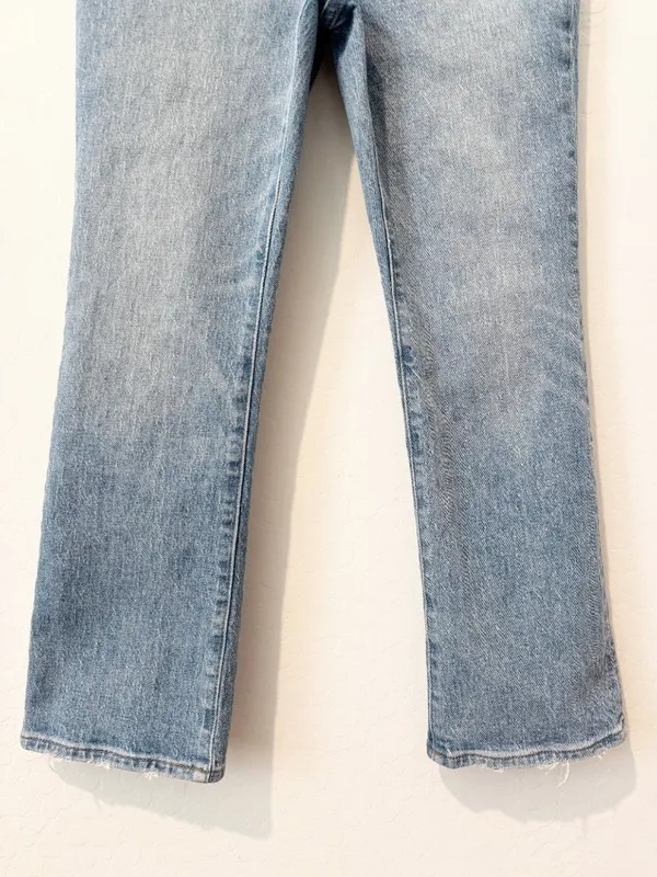 Madewell Cali Demi Boot Jeans Size‎ 25 Blue Dory Wash Comfort Stretch Pant Retro - Image 4