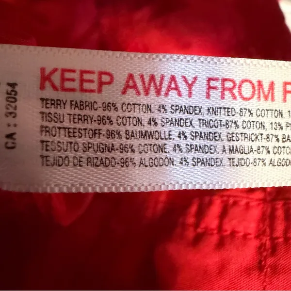 Daily Practice Anthropologie Red Ribbed Drawstring Mini Dress M Pockets - Image 7