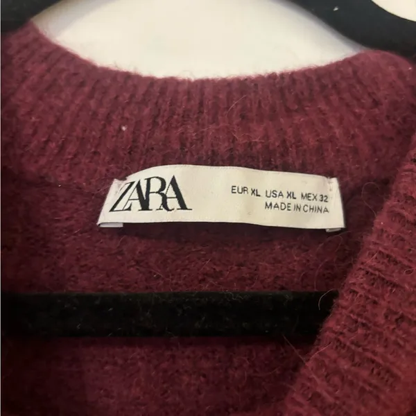 Zara Maroon Sweater - Image 3