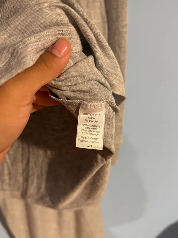 Eberjey Long Pajama In Heather Grey - Image 4