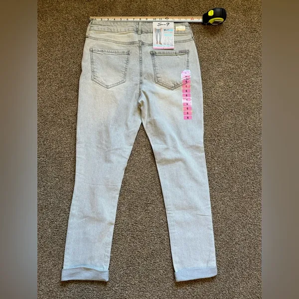Seven 7 Jeans Women's 6 Blue Light Wash NWT Weekend Slim Fit Jean - Image 5