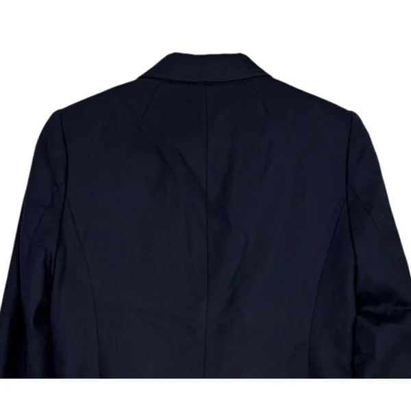 J. Crew Schoolboy Long Sleeve Wool Blend Lined Gold Buttons Blazer 4 Navy Blue - Image 6