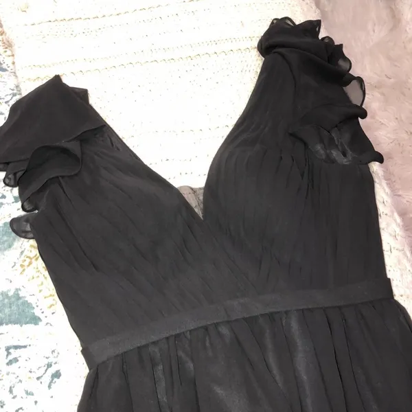 Azazie black formal maxi dress size 4 - Image 12