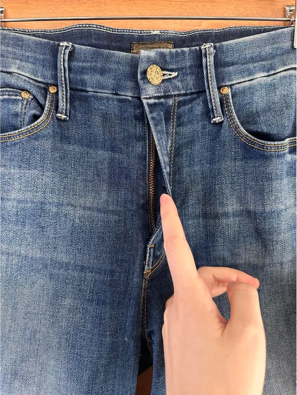 MOTHER Denim The High Waisted Looker Ankle Fray in Not Rough Enough Women’s size 26 - Image 13