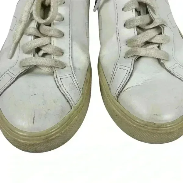 Veja Esplar Women's White Low Top Sneakers Size 7 Casual‎ Lace-Up - Image 3