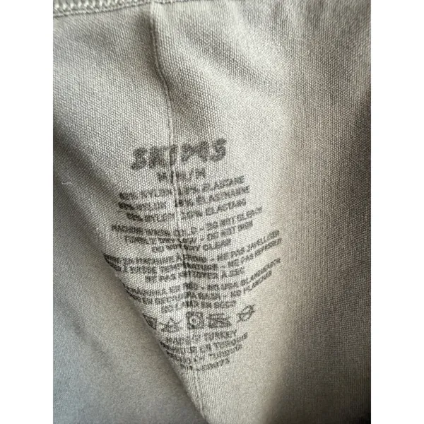 SKIMS Sculpting Mid Thigh Bodysuit with Zipper‎ Oxide Grey Womens Size M/M - Image 4