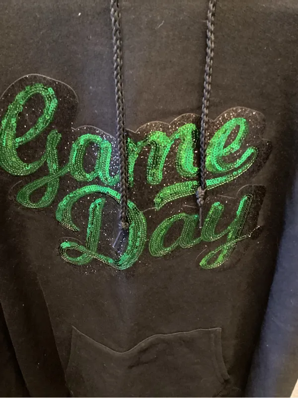 Hanes Black Hoodie with EcoSmart Label - Image 2