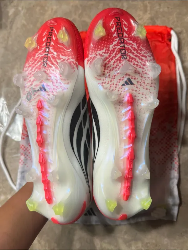 New adidas Predator Elite Fold-Over Tongue Firm Ground Soccer Cleats. - Image 9