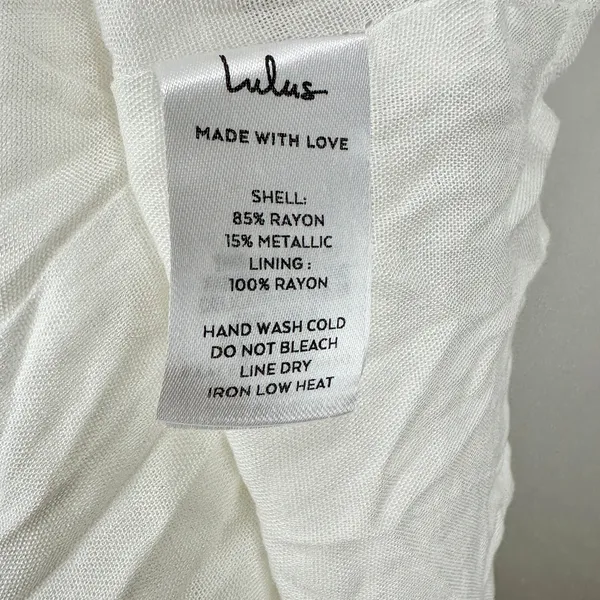 Lulus Goddess Vibes Ivory Gold Striped Dolman Sleeve Maxi Dress Resort XS NWT - Image 10