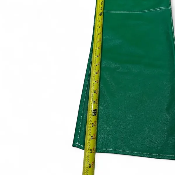 We The Free Green Faux Leather Straight Leg Pants - Image 3