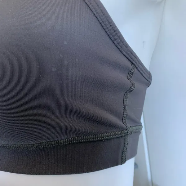 Lululemon Flow Y size small gray pullover Racerback sports bra - Image 4