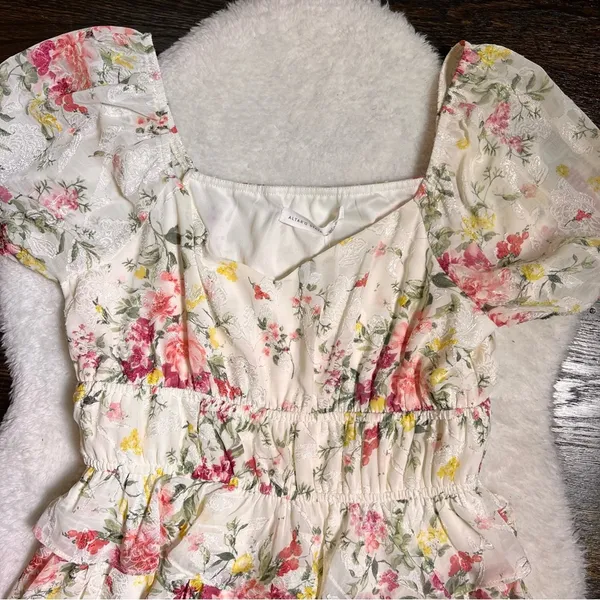 NWT Altar’d State Malia Tiered Floral Dress - Image 5