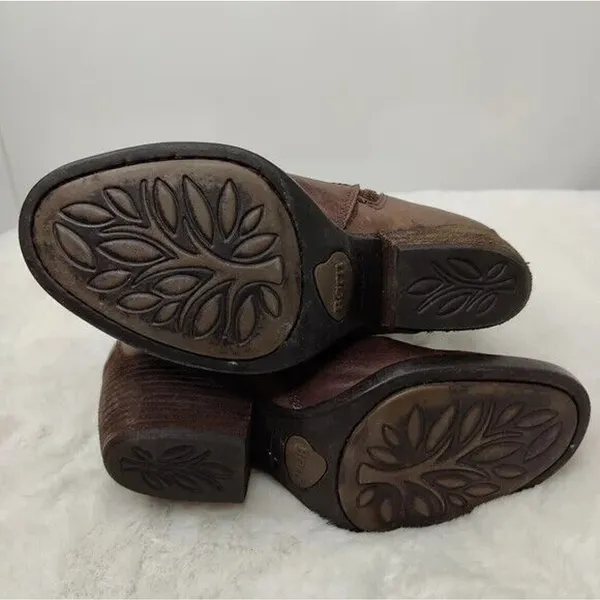 Brown Leather Boots by Born sz 6 - Image 7