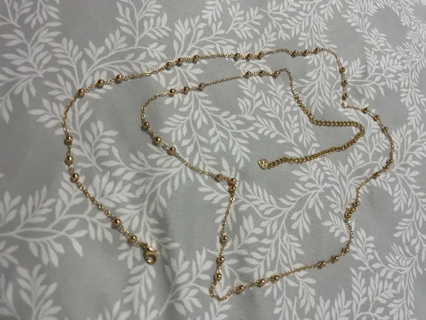 Boutique 18k Beaded Body Chain - Image 2