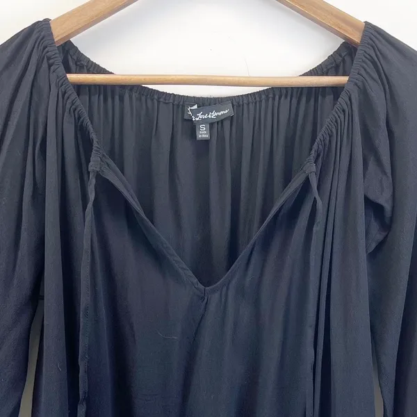 For Love‎ & Lemons Flowy Top Womens Small Whimsygoth Boho Witchy Dark Cottage - Image 5
