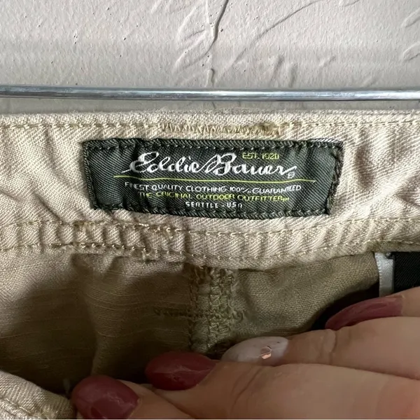 Eddie Bauer Tan‎ Cargo Rip Stop Outdoor Pants - Image 6