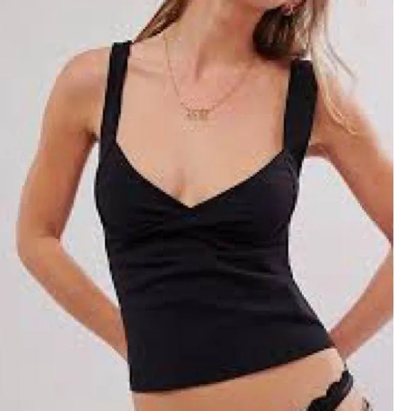 COPY - Free People Iconic Cami in Black - Image 2