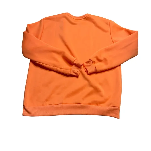 ✨🧡 Shein Orange Daisy Embroidered‎ Crewneck Sweatshirt XL 🧡✨ - Image 5