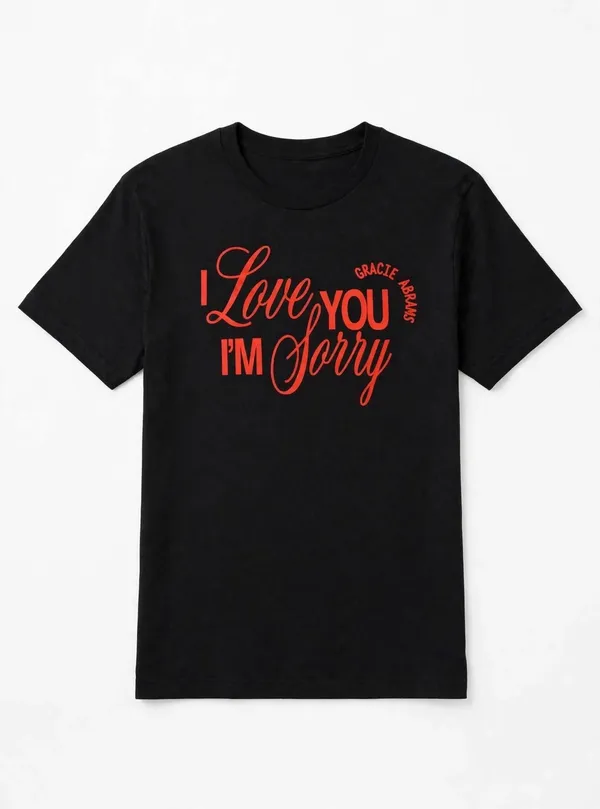 Gracie Abrams “I Love You, I’m Sorry” Black - Image 4