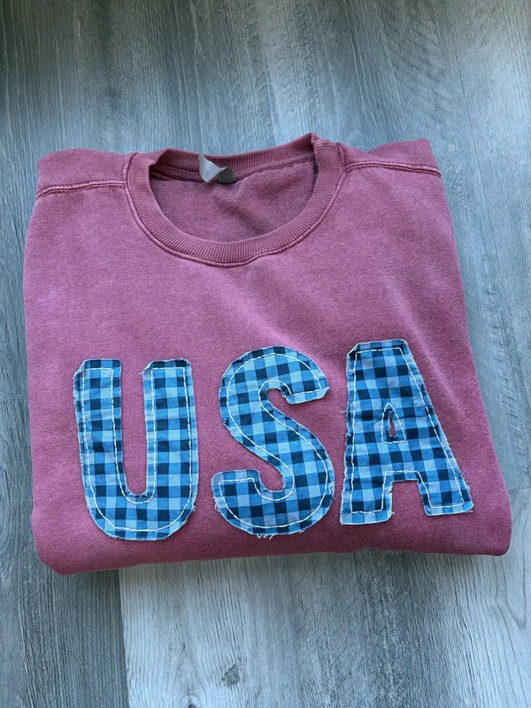 USA sweatshirt Red Size M - Image 2