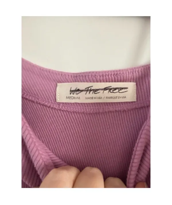 Free People Purple Tank Top Ribbed - Image 5