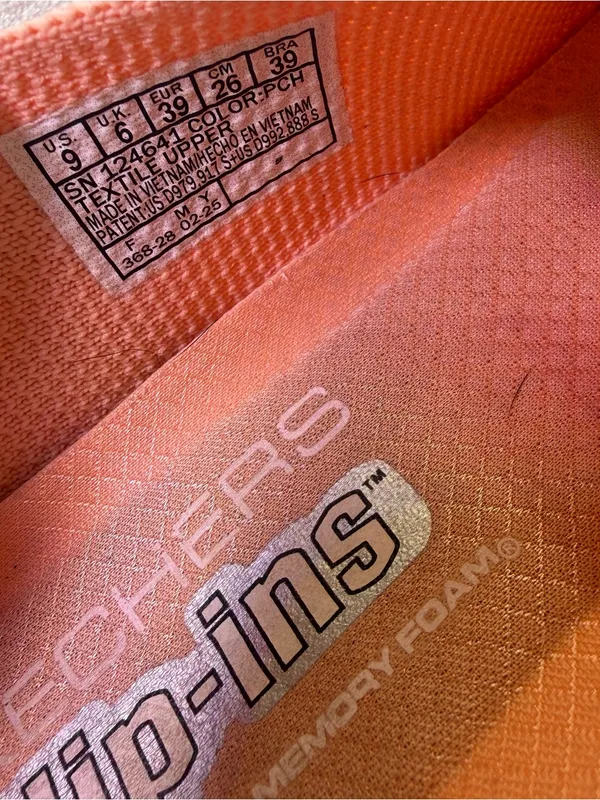 Skechers Pink Mesh Slip-On Walking Sneakers - Image 11