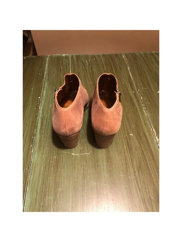 Lucky Brand EUC Women's Jaspah Lasercut Leather Upper 3.75" Wedges Size 9.5 - Image 4