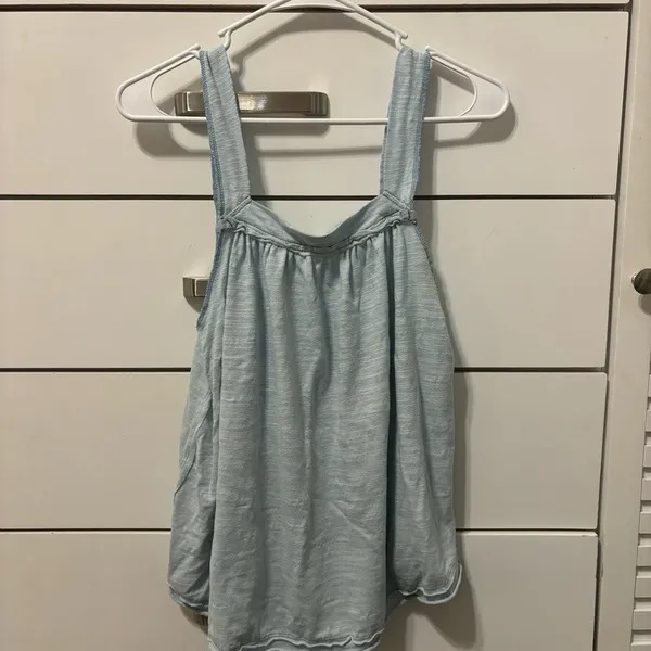 Free People Good For You Light Blue Tank Top - Image 3