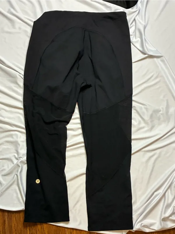 Lululemon leggings with sheer panel size best 10/12 - Image 4
