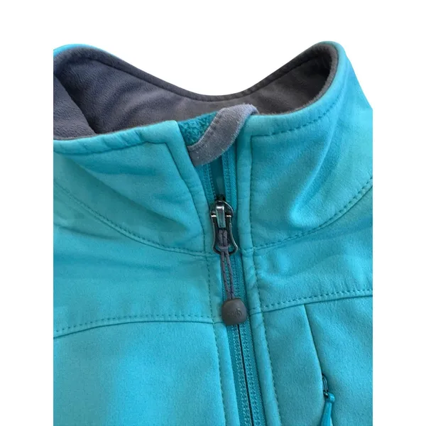 The North Face Apex Bionic Softshell Jacket Womens Small Blue Wind Resistant - Image 9