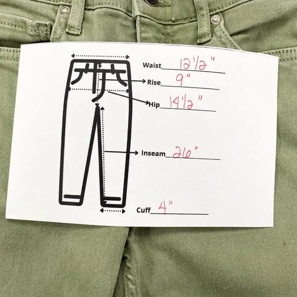 Free People Womens Skinny Jeans W26 Grunge Indie Festival Distressed‎ Sage Edgy - Image 10