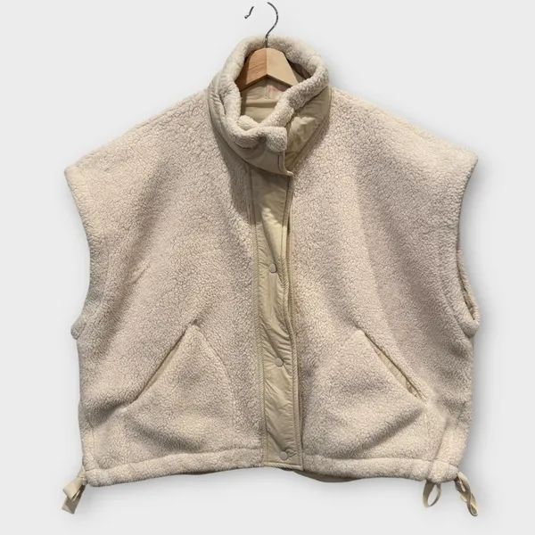 Free People Scout It Out Fleece Vest Size Large - Image 5