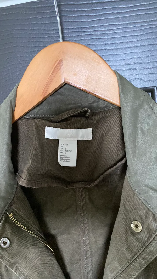 Olive Green  Utility Jacket - Image 2
