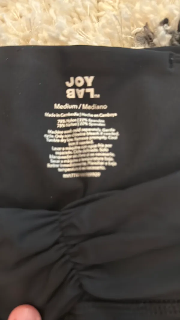 JoyLab Black biker shorts - Image 2