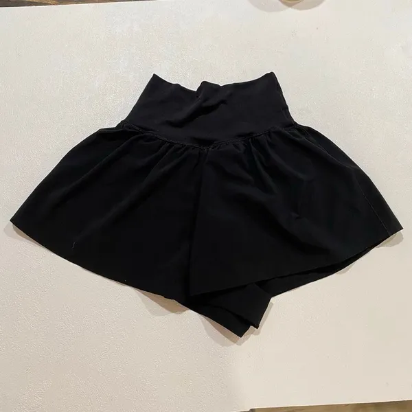 OFFLINE by Aerie Real Me Crossover Flowy Skort Black XXS Athletic - Image 3