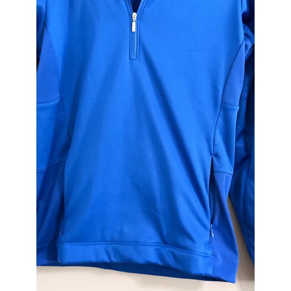Nike Golf Pullover Women Medium Blue Therma-FIT‎ Tour Performance 1/4 Zip Jacket - Image 2
