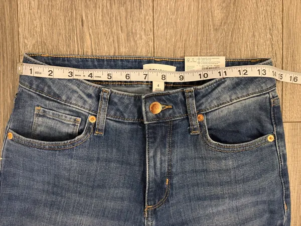 Sonoma Mid-Rise Straight Leg Blue Jeans - Image 6
