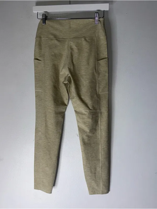NWT Abercrombie Fitch Tan Side Pocket Leggings‎ Small - Image 2