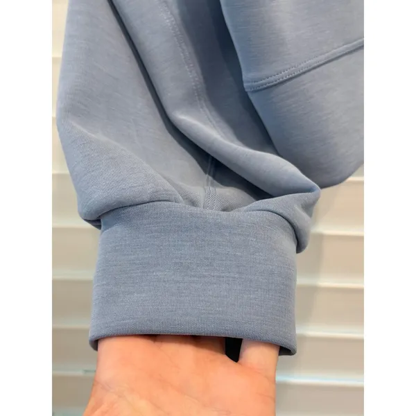 Lululemon Perfectly Oversized Crew Pullover Womens 10 Blue LW3GL9S Athleisure - Image 6