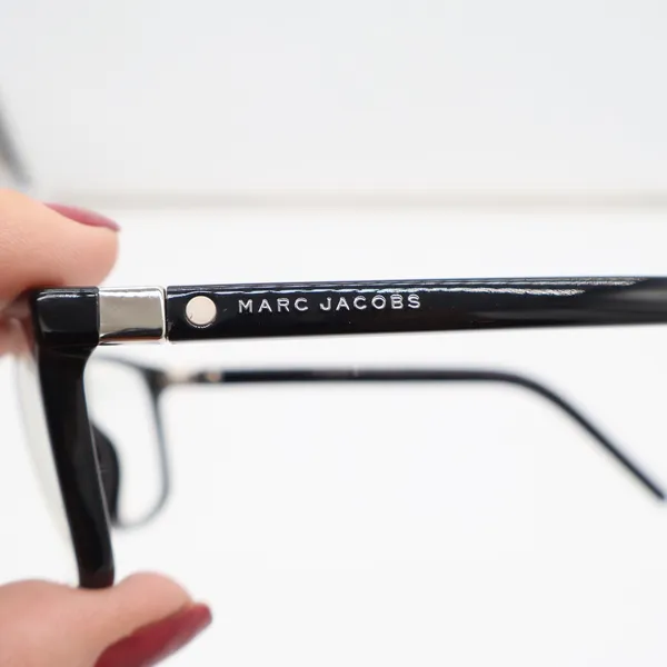 Marc Jacobs Eyeglasses Unisex N/A MARC 74 807 Black Rectangular Excellent - Image 5