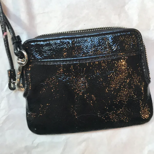 Coach Black Leather Wristlet - Image 2