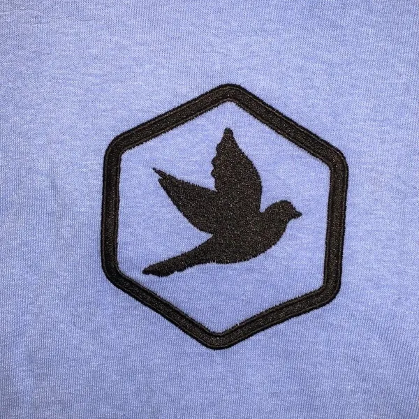 Gildan Embroidered Bird Casual Short Sleeve Shirt - Image 2